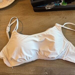 Chic White Bikini Top